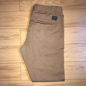 OBEY CAMEL CHINO PANTS 32